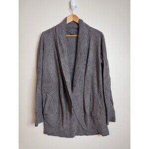 Barefoot dreams Bamboo Chic lite open front cozy cardigan sweater medium